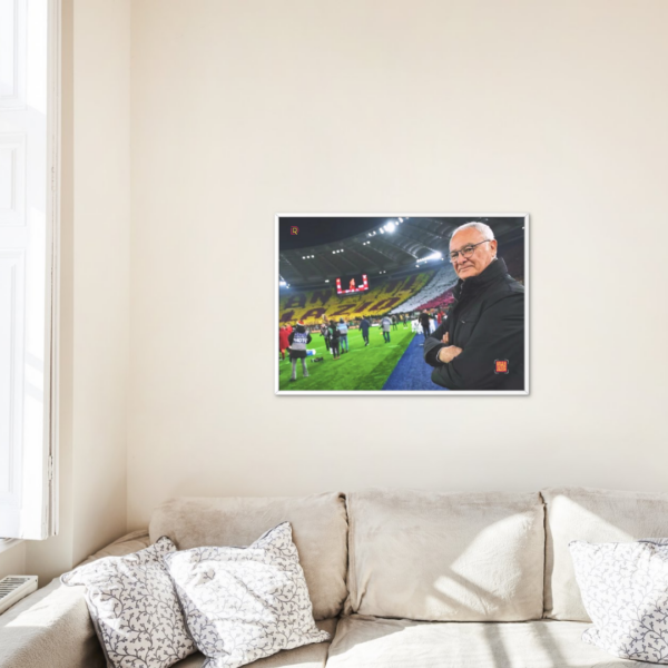 Poster "Anti Lazio" - Claudio Ranieri | QR code con highlights | 35cm x 50cm - immagine 4