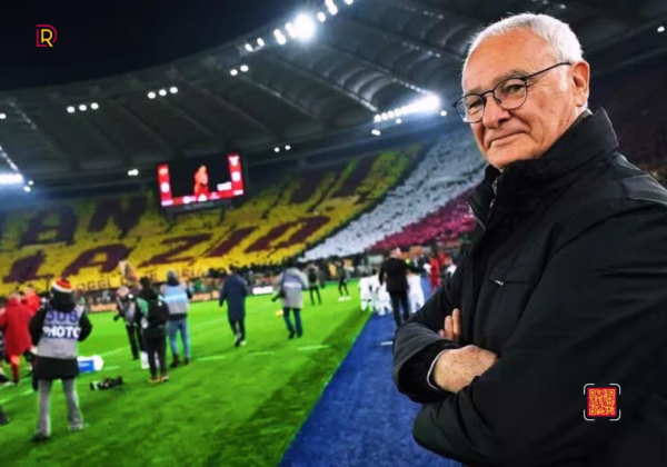 Poster "Anti Lazio" - Claudio Ranieri | QR code con highlights | 35cm x 50cm - immagine 2